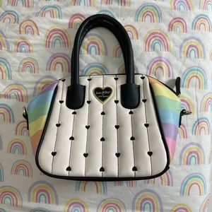 BETSEY JHONSON RAINBOW BAG .